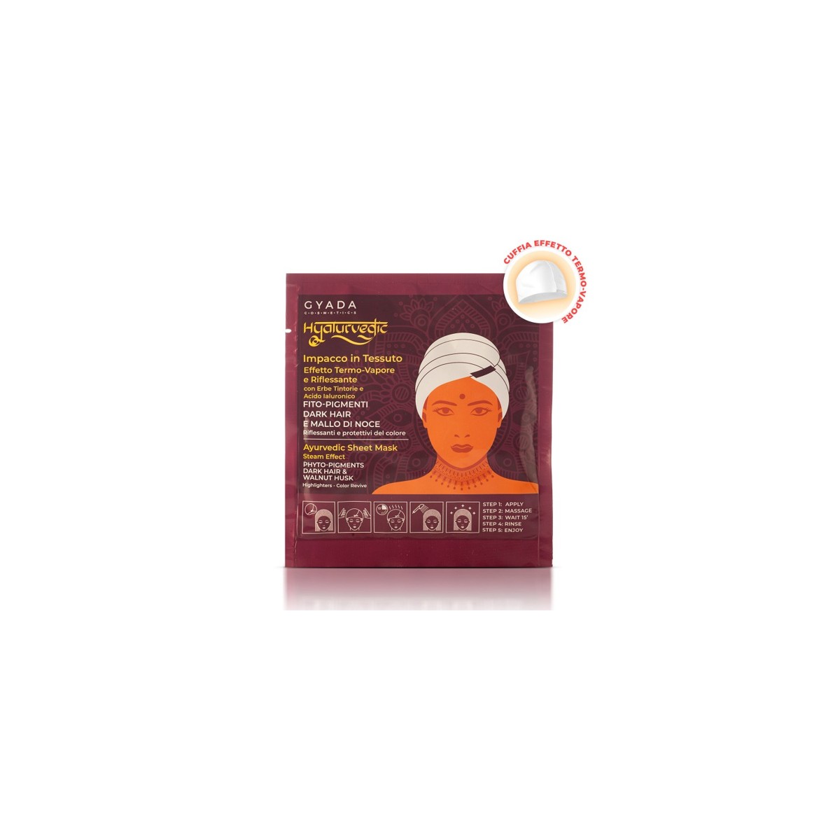 Hyalurvedic Dark Hair Colour Shine Mask