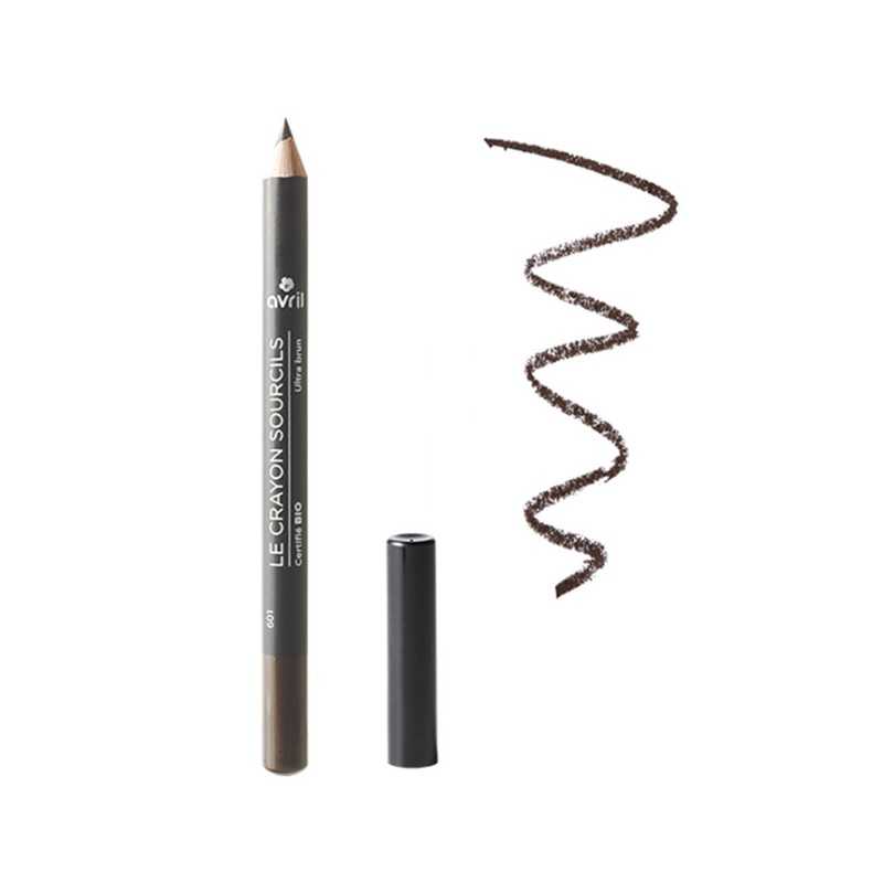 Eyebrow Pencil Ultra Brun - certified organic