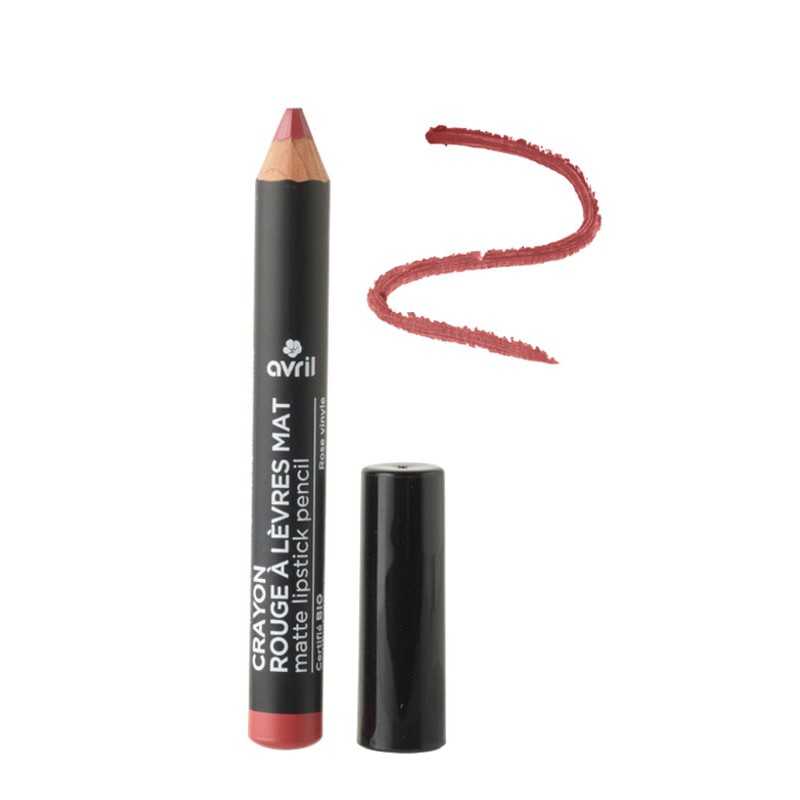 Matte Lipstick Pencil - Rose Vinyle