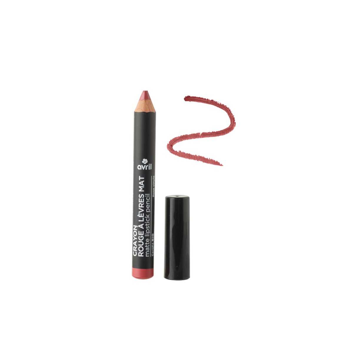 Matte Lipstick Pencil - Rose Vinyle