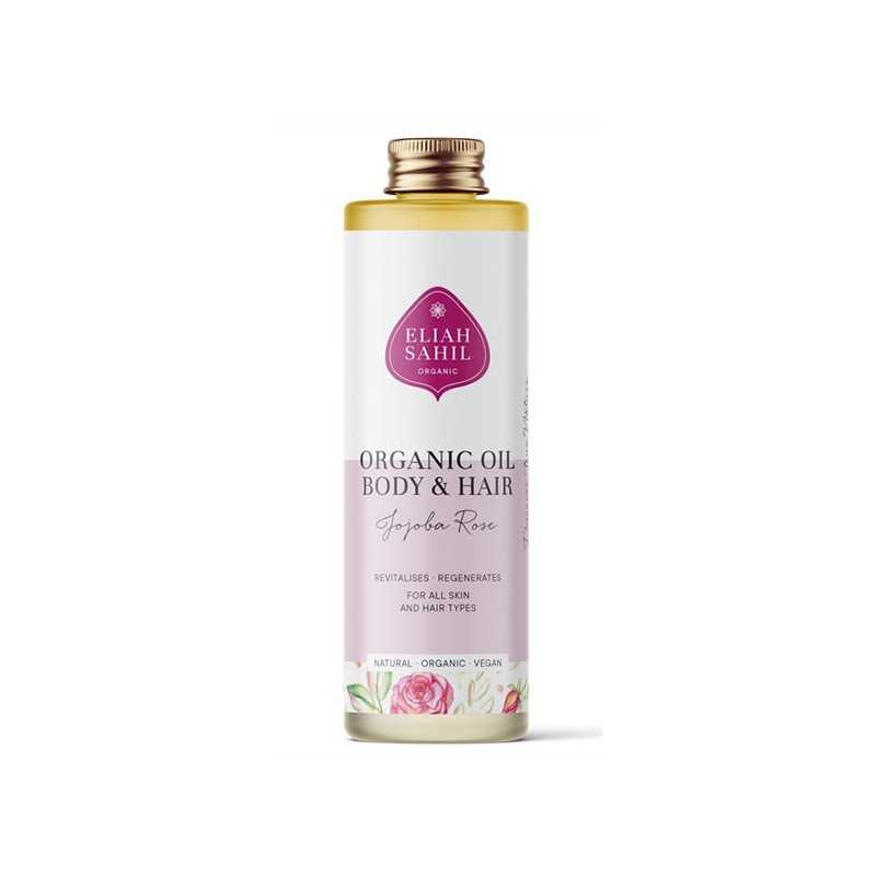 Organic Body & Hair Oil Jojoba & Rose